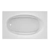 Jacuzzi Signature 72" Drop In Soaking Bathtub with Universal Drain -Jacuzzi Sales Store J4D7242BUXXXXW Top