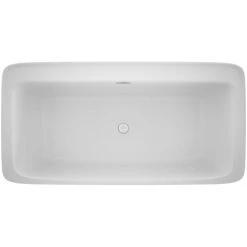 Jacuzzi Adatto 67" Free Standing Acrylic Soaking Tub with Center Drain, Pop-Up Drain Assembly and Overflow -Jacuzzi Sales Store jacuzzi adf6734bcxxxx alternate view 1275