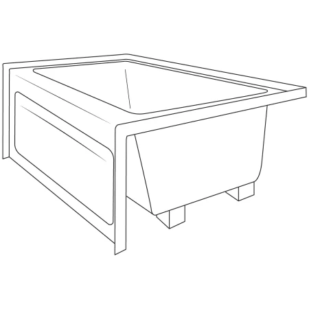 Jacuzzi Amiga 72" Soaking Alcove Bathtub with Right Drain 8 Jacuzzi Amiga 72" Soaking Alcove Bathtub with Right Drain - Image 6