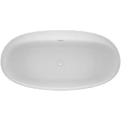 Jacuzzi Amalia 67" Free Standing Acrylic Soaking Tub with Center Drain, Pop-Up Drain Assembly and Overflow -Jacuzzi Sales Store jacuzzi amf6734bcxxxx alternate view 1280