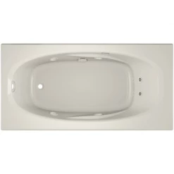 Jacuzzi 72" x 36" Amiga® Drop In Comfort Whirlpool Bathtub with 8 Jets, Basic Controls, Left Drain and Right Pump -Jacuzzi Sales Store jacuzzi ami7236 wlr 2xx alternate view 1301