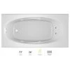 Jacuzzi 72" x 36" Amiga® Drop In Comfort Whirlpool Bathtub with 8 Jets, Basic Controls, Left Drain and Right Pump