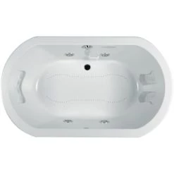 Jacuzzi Anza 60" Salon Spa Bathtub for Drop In Installation with Center Drain and Chromatherapy / RapidHeat Technologies - Luxury Controls -Jacuzzi Sales Store jacuzzi anz6042ccr4ch alternate view 1320