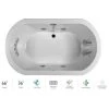 Jacuzzi Anza 66" Salon Spa Bathtub for Drop In Installation with Center Drain and Illumatherapy / Whisper Technology™ - Luxury Controls 2 Jacuzzi Anza 66" Salon Spa Bathtub for Drop In Installation with Center Drain and Illumatherapy / Whisper Technology™ - Luxury Controls -Jacuzzi Sales Store jacuzzi anz6636ccr4iww 100825