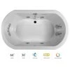 Jacuzzi Anza 66" Salon Spa Bathtub for Drop In Installation with Center Drain and Chromatherapy / RapidHeat Technologies - Luxury LCD Controls