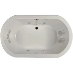 Jacuzzi Anza 66" Whirlpool Bathtub for Drop In Installation with Center Drain and Illumatherapy / Whisper Technology™ - Luxury Controls 11 Jacuzzi Anza 66" Whirlpool Bathtub for Drop In Installation with Center Drain and Illumatherapy / Whisper Technology™ - Luxury Controls -Jacuzzi Sales Store jacuzzi anz6642wcr4iw alternate view 1462