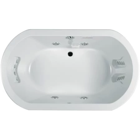 Jacuzzi Anza 72" Whirlpool Bathtub for Drop In Installation with Center Drain and Chromatherapy / Whisper Technology™ - Luxury Controls 4 Jacuzzi Anza 72" Whirlpool Bathtub for Drop In Installation with Center Drain and Chromatherapy / Whisper Technology™ - Luxury Controls - Image 2