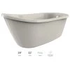 Jacuzzi Arietta 59" Soaking Bathtub for Freestanding Installation with Reversible Drain -Jacuzzi Sales Store jacuzzi arf5932buxxxxy 100825