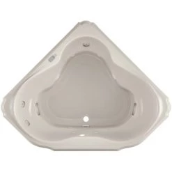Jacuzzi 60" x 60" Bellavista Drop In Corner Luxury Whirlpool Bathtub with 10 Jets, LCD Controls, Chromatherapy, Heater, Center Drain and Right-Front Pump -Jacuzzi Sales Store jacuzzi bel6060 wcf 5ch alternate view 3876