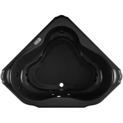 Jacuzzi 60" x 60" Bellavista Drop In Corner Luxury Whirlpool Bathtub with 10 Jets, LCD Controls, Chromatherapy, Heater, Center Drain and Right Pump -Jacuzzi Sales Store jacuzzi bel6060 wcr 5cw alternate view 3977