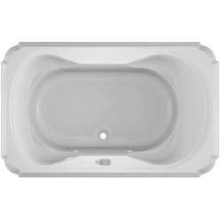 Jacuzzi 66" x 42" Bellavista Drop In Luxury Pure Air® Bathtub with LCD Controls, Chromatherapy, Center Drain and Right Blower -Jacuzzi Sales Store jacuzzi bel6642 acr 5cx alternate view 3998