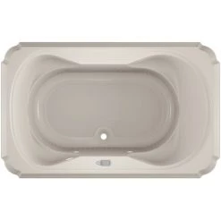 Jacuzzi 66" x 42" Bellavista Drop In Luxury Pure Air® Bathtub with LCD Controls, Chromatherapy, Center Drain and Right Blower -Jacuzzi Sales Store jacuzzi bel6642 acr 5cx alternate view 4002