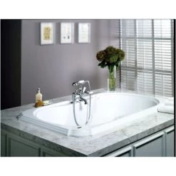 Jacuzzi 66" x 42" Bellavista Drop In Soaking Bathtub with Center Drain -Jacuzzi Sales Store jacuzzi bel6642 bcx xxx alternate view 4012