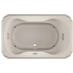 Jacuzzi 66" x 42" Bellavista Drop In Luxury Salon Spa Bathtub with 10 Jets, LCD Controls, Illumatherapy, Heater, Center Drain and Right Pump -Jacuzzi Sales Store jacuzzi bel6642 ccr 5ih alternate view 2195
