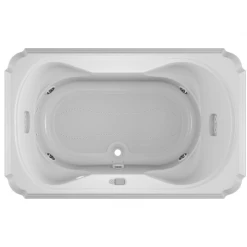 Jacuzzi 66" x 42" Bellavista Drop In Luxury Salon Spa Bathtub with 10 Jets, LCD Controls, Illumatherapy, Heater, Center Drain and Right Pump -Jacuzzi Sales Store jacuzzi bel6642 ccr 5iw alternate view 2197