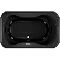 Jacuzzi 66" x 42" Bellavista Drop In Luxury Salon Spa Bathtub with 10 Jets, LCD Controls, Illumatherapy, Heater, Center Drain and Right Pump -Jacuzzi Sales Store jacuzzi bel6642 ccr 5iw alternate view 2199