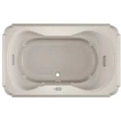 Jacuzzi 66" x 42" Bellavista Drop In Luxury Whirlpool Bathtub with 10 Jets, LCD Controls, Chromatherapy, Heater, Center Drain and Right Pump -Jacuzzi Sales Store jacuzzi bel6642 wcr 5cw alternate view 2230