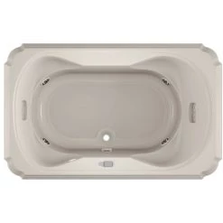 Jacuzzi 66" x 42" Bellavista Drop In Luxury Whirlpool Bathtub with 10 Jets, LCD Controls, Illumatherapy, Heater, Center Drain and Right Pump -Jacuzzi Sales Store jacuzzi bel6642 wcr 5ih alternate view 2235