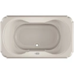 Jacuzzi 72" x 42" Bellavista Drop In Luxury Pure Air® Bathtub with LCD Controls, Chromatherapy, Center Drain and Right Blower -Jacuzzi Sales Store jacuzzi bel7242 acr 5cx alternate view 4026