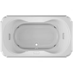Jacuzzi 72" x 42" Bellavista Drop In Luxury Salon Spa Bathtub with 10 Jets, Luxury Controls, Illumatherapy, Heater, Center Drain and Right Pump -Jacuzzi Sales Store jacuzzi bel7242 ccr 4iw alternate view 2262