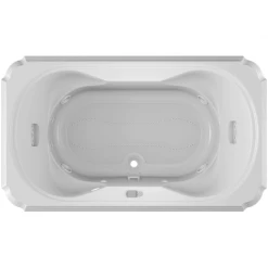 Jacuzzi 72" x 42" Bellavista Drop In Luxury Salon Spa Bathtub with 10 Jets, LCD Controls, Chromatherapy, Heater, Center Drain and Right Pump -Jacuzzi Sales Store jacuzzi bel7242 ccr 5ch alternate view 2267