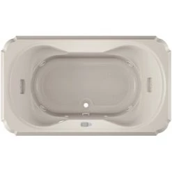 Jacuzzi 72" x 42" Bellavista Drop In Luxury Salon Spa Bathtub with 10 Jets, LCD Controls, Chromatherapy, Heater, Center Drain and Right Pump -Jacuzzi Sales Store jacuzzi bel7242 ccr 5cw alternate view 2275
