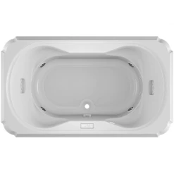 Jacuzzi 72" x 42" Bellavista Drop In Luxury Whirlpool Bathtub with 10 Jets, Luxury Controls, Illumatherapy, Heater, Center Drain and Left Pump -Jacuzzi Sales Store jacuzzi bel7242 wcl 4ih alternate view 4052