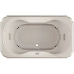 Jacuzzi 72" x 42" Bellavista Drop In Luxury Whirlpool Bathtub with 10 Jets, LCD Controls, Illumatherapy, Heater, Center Drain and Left Pump -Jacuzzi Sales Store jacuzzi bel7242 wcl 5iw alternate view 4086