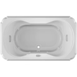 Jacuzzi 72" x 42" Bellavista Drop In Luxury Whirlpool Bathtub with 10 Jets, LCD Controls, Chromatherapy, Heater, Center Drain and Right Pump -Jacuzzi Sales Store jacuzzi bel7242 wcr 5cw alternate view 4118