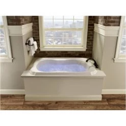 Jacuzzi 72" x 42" Bellavista Drop In Luxury Whirlpool Bathtub with 10 Jets, LCD Controls, Chromatherapy, Heater, Center Drain and Right Pump -Jacuzzi Sales Store jacuzzi bel7242 wcr 5cw alternate view 4120