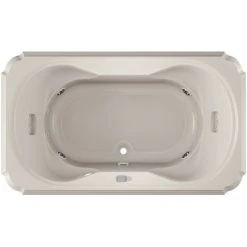 Jacuzzi 72" x 42" Bellavista Drop In Luxury Whirlpool Bathtub with 10 Jets, LCD Controls, Illumatherapy, Heater, Center Drain and Right Pump -Jacuzzi Sales Store jacuzzi bel7242 wcr 5iw alternate view 4134