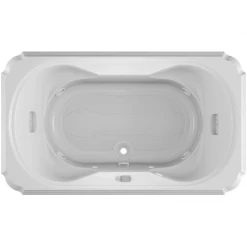Jacuzzi Bellavista 72" Salon Spa Drop-In Bathtub with Chromatherapy, Whisper Technology, Heater Center Drain and LCD Controls -Jacuzzi Sales Store jacuzzi bel7242ccl5cw alternate view 2312