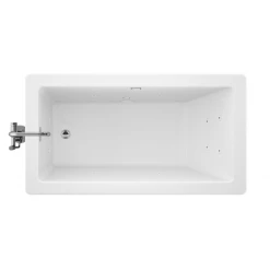 Jacuzzi Bianca 66" Free Standing Acrylic Whirlpool Tub with Reversible Drain and Overflow - Includes Floor Mounted Tub Filler with Hand Shower 9 Jacuzzi Bianca 66" Free Standing Acrylic Whirlpool Tub with Reversible Drain and Overflow - Includes Floor Mounted Tub Filler with Hand Shower -Jacuzzi Sales Store jacuzzi bib6636wur2cp alternate view 11