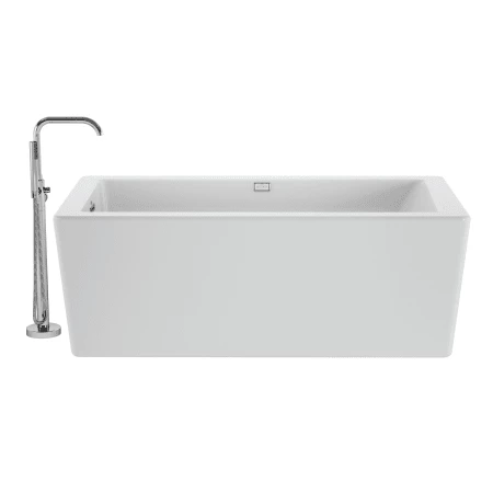 Jacuzzi Bianca 66" Free Standing Acrylic Whirlpool Tub with Reversible Drain and Overflow - Includes Floor Mounted Tub Filler with Hand Shower 6 Jacuzzi Bianca 66" Free Standing Acrylic Whirlpool Tub with Reversible Drain and Overflow - Includes Floor Mounted Tub Filler with Hand Shower - Image 4