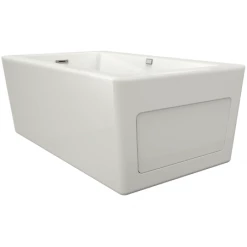 Jacuzzi Bianca 66" Freestanding Whirlpool Bathtub with Reversible Drain and Chromatherapy -Jacuzzi Sales Store jacuzzi bif6636wur2cp alternate view 4136