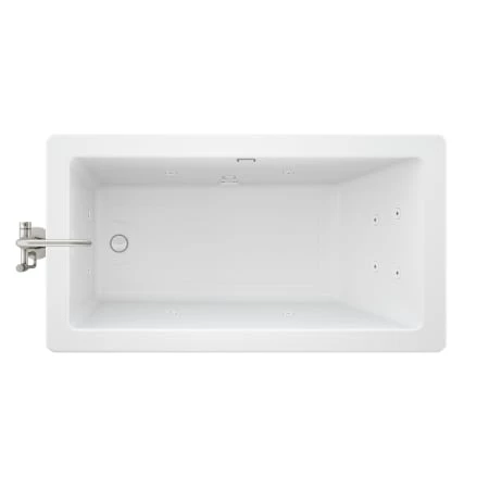 Jacuzzi Bianca 66" Free Standing Acrylic Whirlpool Tub with Reversible Drain and Overflow - Includes Floor Mounted Tub Filler with Hand Shower 5 Jacuzzi Bianca 66" Free Standing Acrylic Whirlpool Tub with Reversible Drain and Overflow - Includes Floor Mounted Tub Filler with Hand Shower - Image 3