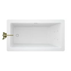 Jacuzzi Bianca 66" Free Standing Acrylic Whirlpool Tub with Reversible Drain and Overflow - Includes Floor Mounted Tub Filler with Hand Shower -Jacuzzi Sales Store jacuzzi biz6636wur2cp alternate view 47