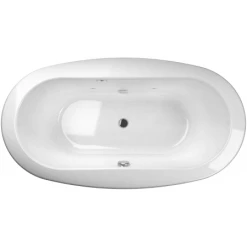 Jacuzzi Bravo 66" Freestanding Soaking Bathtub with Center Drain and Heated Soak -Jacuzzi Sales Store jacuzzi brf6636bcx2hs alternate view 499