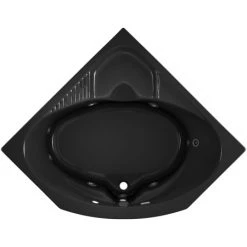 Jacuzzi 55" x 55" Capella® Drop In Corner Comfort Whirlpool Bathtub with 8 Jets, Basic Controls, Heater, Chromatherapy, Center Drain and Right Pump -Jacuzzi Sales Store jacuzzi cap5555 wcr 2ch alternate view 2324 1