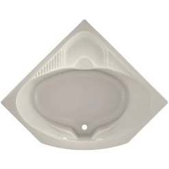 Jacuzzi 55" x 55" x 20-1/4" Capella Comfort Corner Drop In Pure Air® Bathtub with Center Drain -Jacuzzi Sales Store jacuzzi cap5555acr2xx alternate view 2345