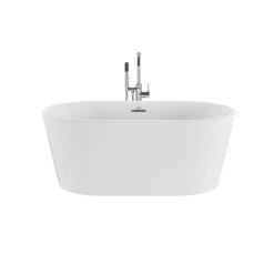 Jacuzzi Celeste 59" Free Standing Acrylic Soaking Tub with Center Drain, Drain Assembly and Overflow - Includes Floor Mounted Tub Filler with Hand Shower -Jacuzzi Sales Store jacuzzi ceb5932bcxxxx alternate view 52