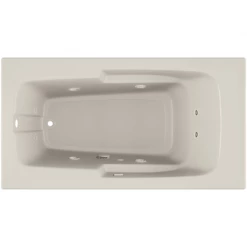 Jacuzzi 60" x 32" Cetra® Drop In Comfort Whirlpool Bathtub with 8 Jets, Basic Controls, Chromatherapy, Heater, Left Drain and Right Pump -Jacuzzi Sales Store jacuzzi cet6032 wlr 2ch alternate view 1530