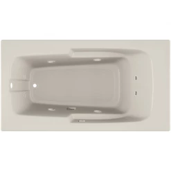 Jacuzzi 60" x 32" Cetra® Drop In Comfort Whirlpool Bathtub with 8 Jets, Basic Controls, Left Drain and Right Pump -Jacuzzi Sales Store jacuzzi cet6032 wlr 2xx alternate view 1538