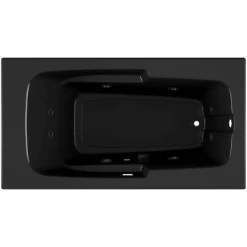 Jacuzzi 60" x 32" Cetra® Drop In Comfort Whirlpool Bathtub with 8 Jets, Basic Controls, Chromatherapy, Heater, Right Drain and Left Pump -Jacuzzi Sales Store jacuzzi cet6032 wrl 2ch alternate view 1541