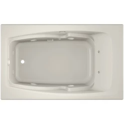 Jacuzzi 60" x 36" Cetra® Drop In Comfort Whirlpool Bathtub with 8 Jets, Basic Controls, Chromatherapy, Heater, Left Drain and Right Pump -Jacuzzi Sales Store jacuzzi cet6036 wlr 2ch alternate view 1562