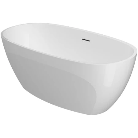 Jacuzzi Contento™ 59" Solid Surface Free Standing Soaking Bathtub with Reversible Drain 4 Jacuzzi Contento™ 59" Solid Surface Free Standing Soaking Bathtub with Reversible Drain - Image 2