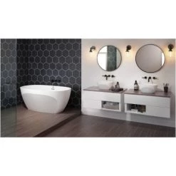 Jacuzzi Contento™ 59" Solid Surface Free Standing Soaking Bathtub with Reversible Drain 10 Jacuzzi Contento™ 59" Solid Surface Free Standing Soaking Bathtub with Reversible Drain -Jacuzzi Sales Store jacuzzi cof5932bcxxxx alternate view 5658