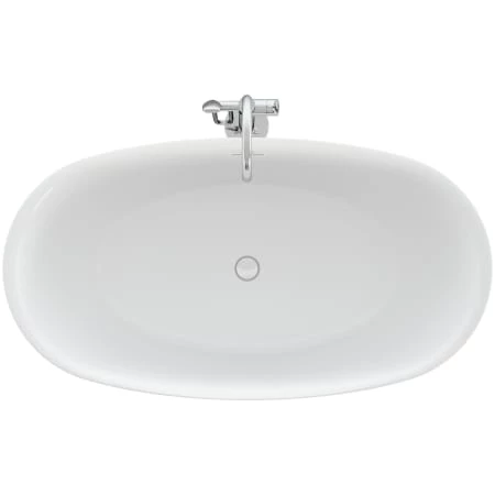 Jacuzzi Cosi 59" Free Standing Acrylic Soaking Tub with Center Drain, Drain Assembly and Overflow - Includes Tub Faucet 6 Jacuzzi Cosi 59" Free Standing Acrylic Soaking Tub with Center Drain, Drain Assembly and Overflow - Includes Tub Faucet - Image 4