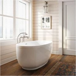 Jacuzzi Cosi 67" Free Standing Acrylic Soaking Tub with Center Drain, Drain Assembly and Overflow -Jacuzzi Sales Store jacuzzi csf6732bcxxxx alternate view 2409