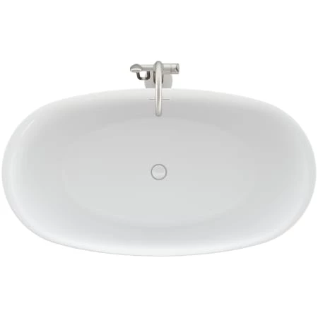 Jacuzzi Cosi 59" Free Standing Acrylic Soaking Tub with Center Drain, Drain Assembly and Overflow - Includes Tub Faucet 5 Jacuzzi Cosi 59" Free Standing Acrylic Soaking Tub with Center Drain, Drain Assembly and Overflow - Includes Tub Faucet - Image 3